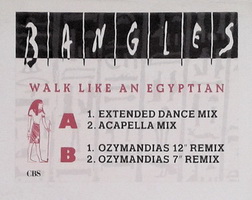 Bangles - Walk Like an Egyptian (White Label)