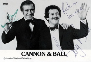 Tommy Cannon and Bobby Ball