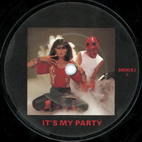 Barbara Gaskin and Dave Stewart - It's My Party 7 Inch Label